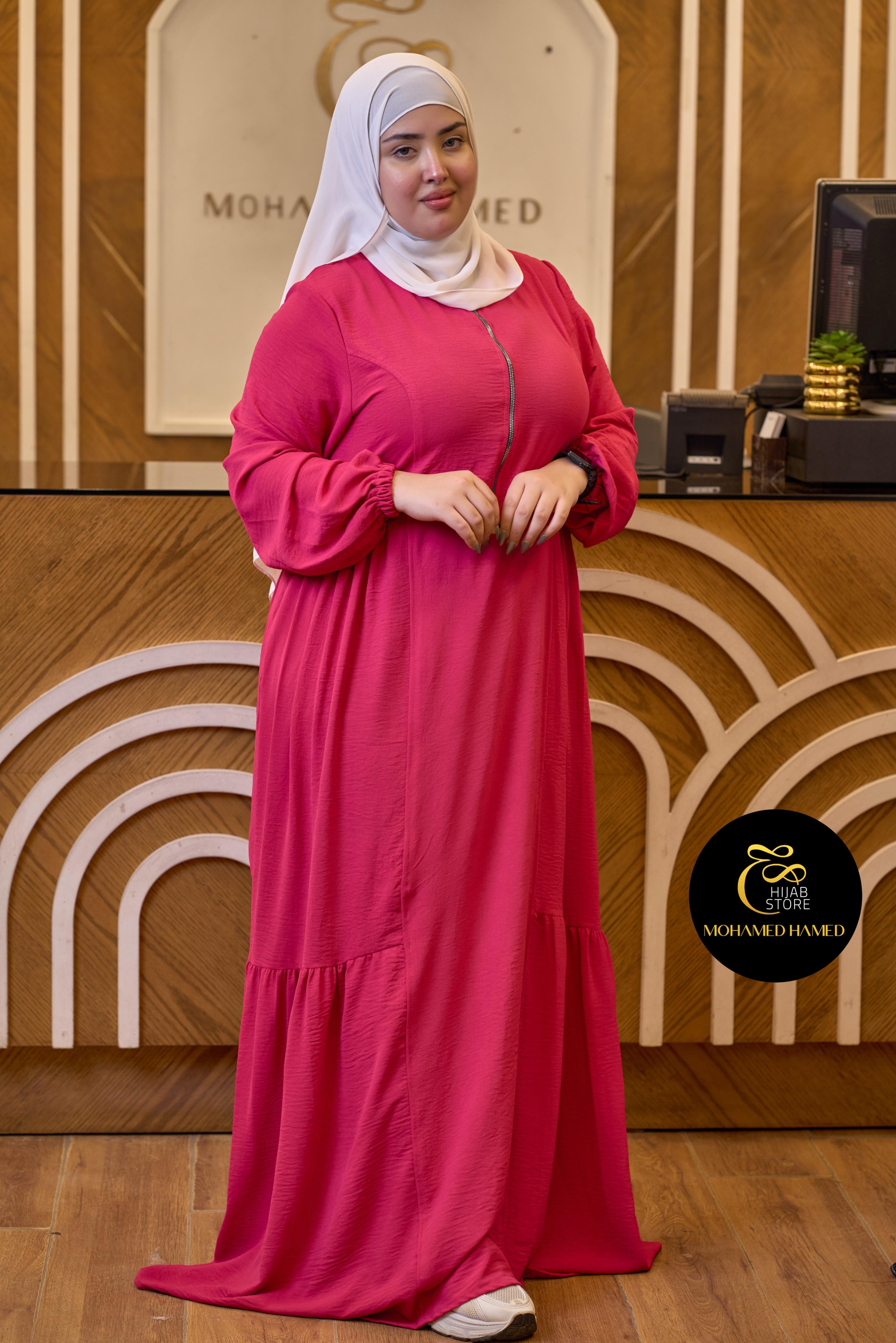 Robe Arwa Longue avec Fermeture Zippée