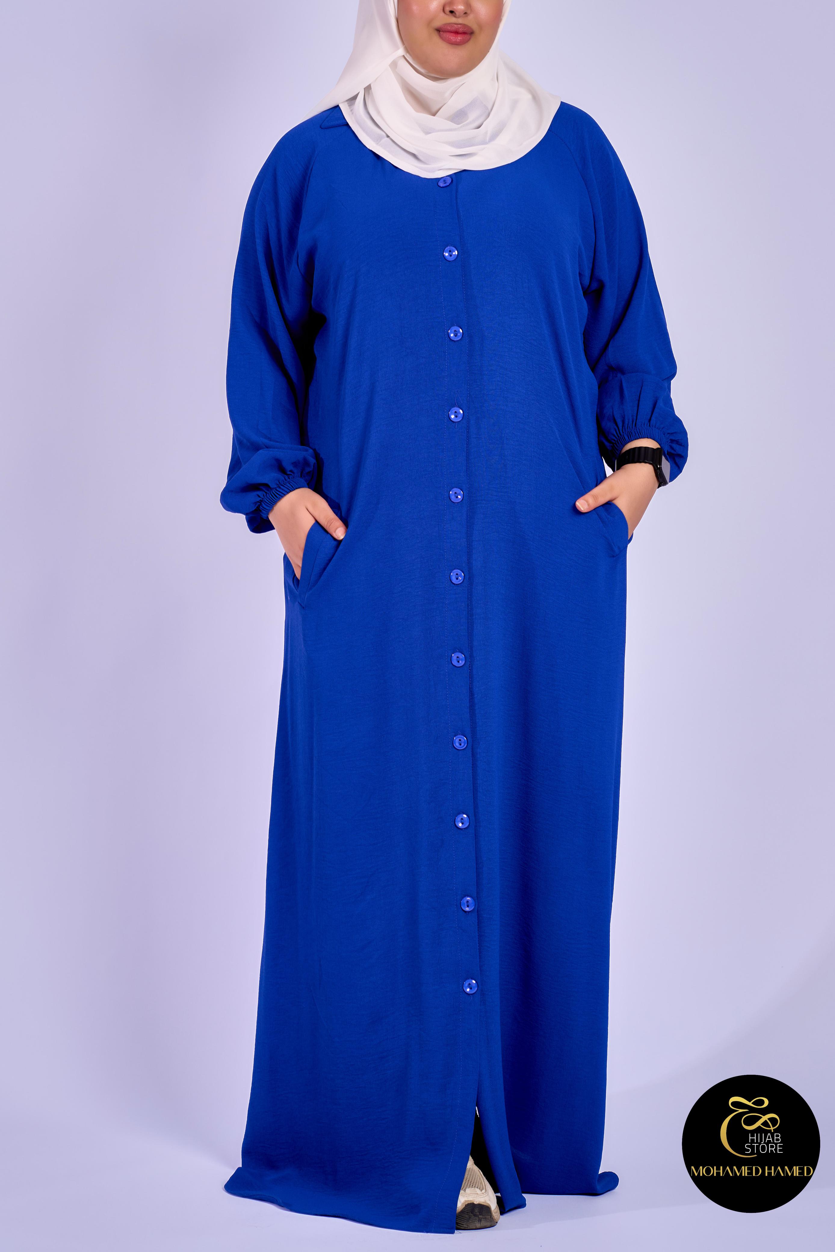 Robe Berry Longue – Tissu Turc CY à Boutons