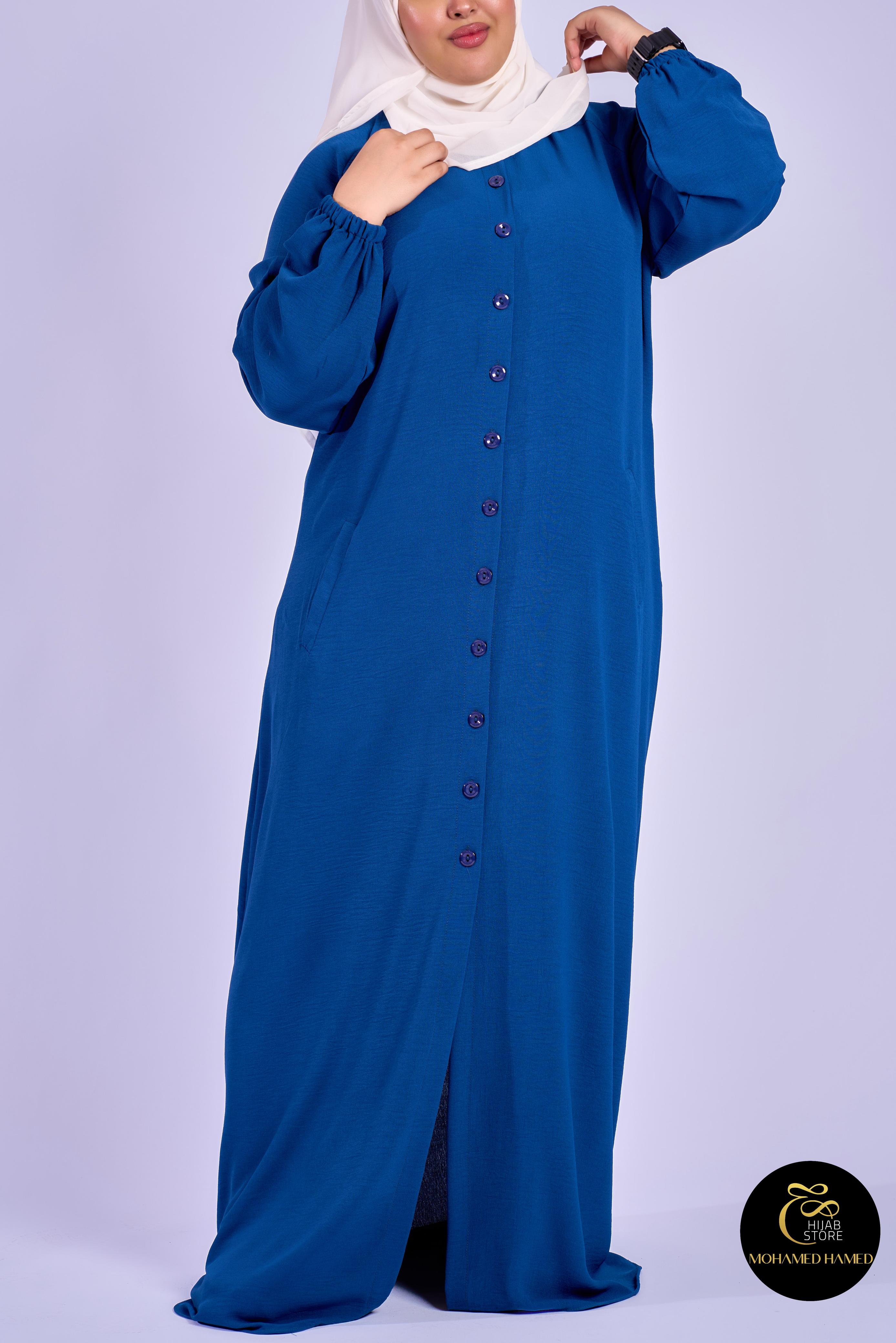 Robe Berry Longue – Tissu Turc CY à Boutons
