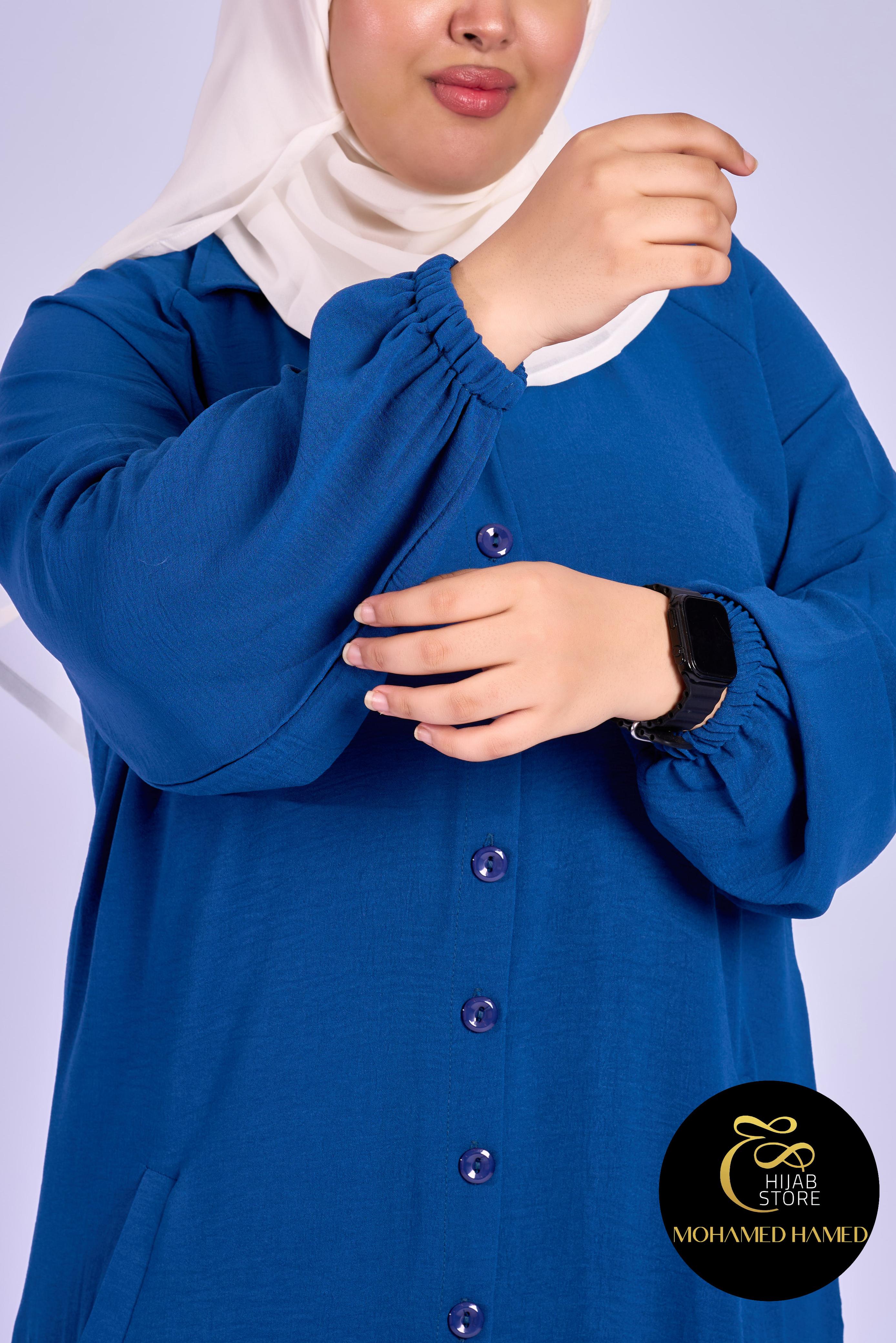 Robe Berry Longue – Tissu Turc CY à Boutons