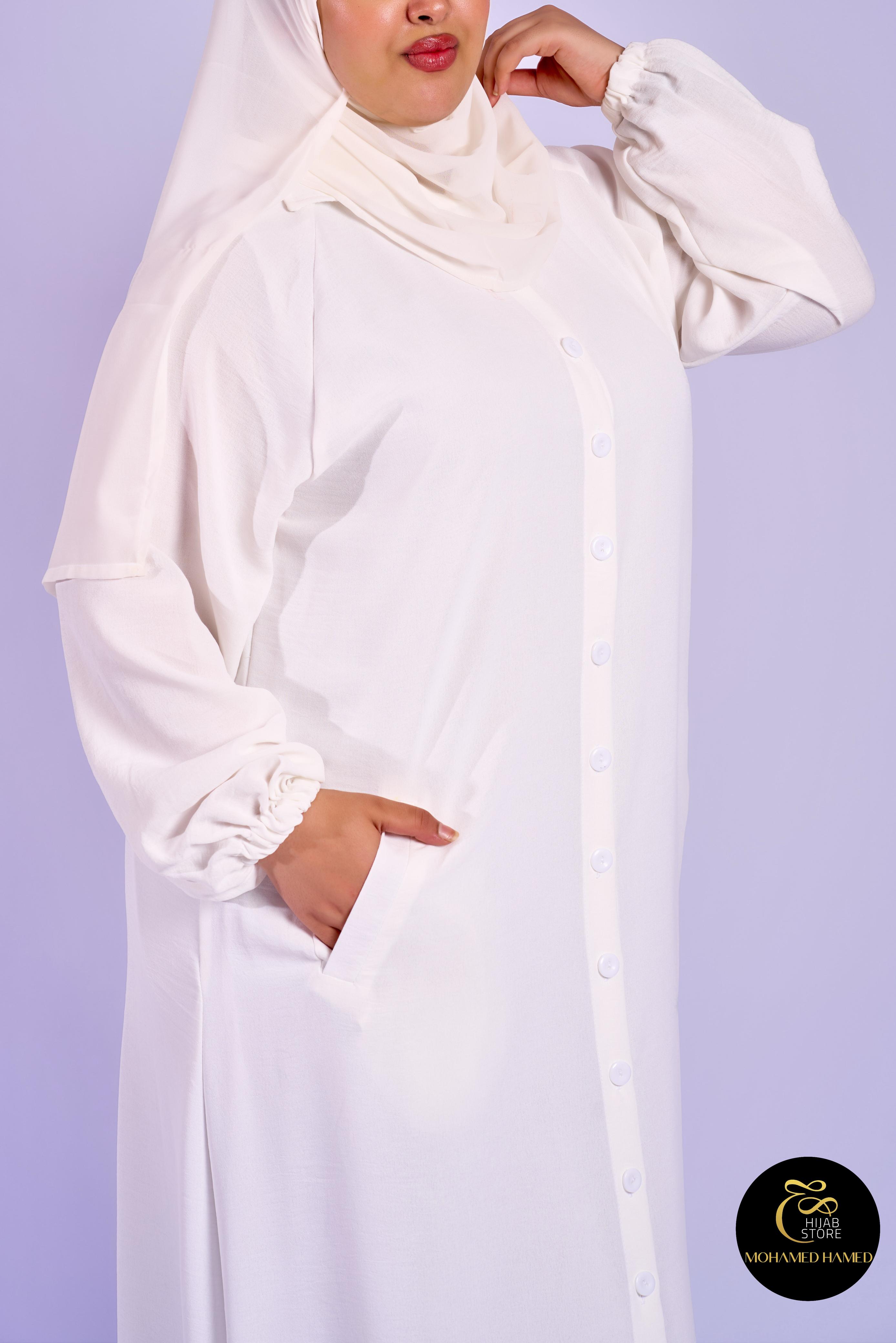 Robe Berry Longue – Tissu Turc CY à Boutons