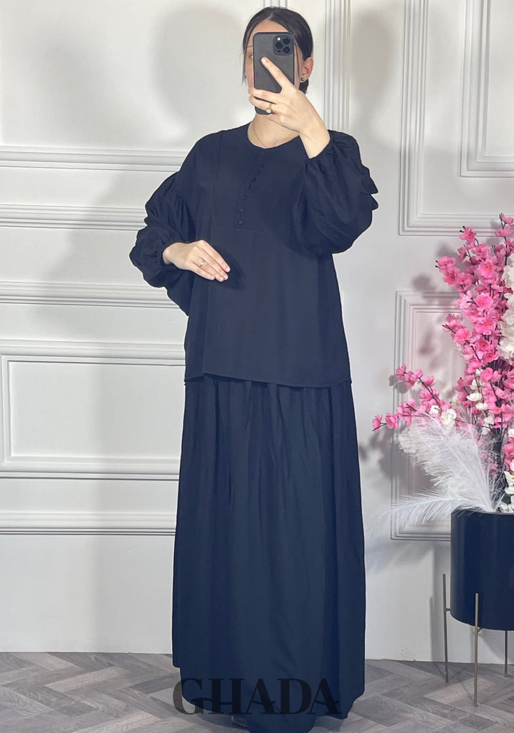 Ensemble avec jupe - Noir