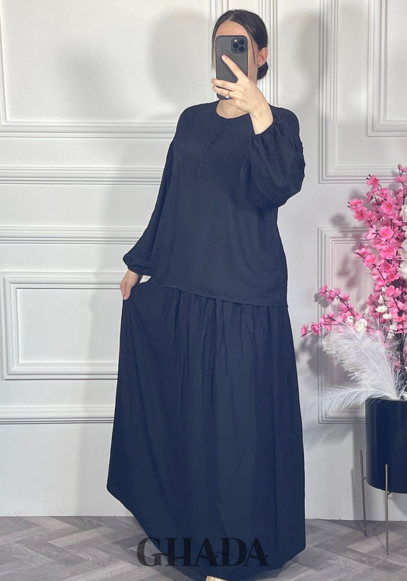 Ensemble avec jupe - Noir