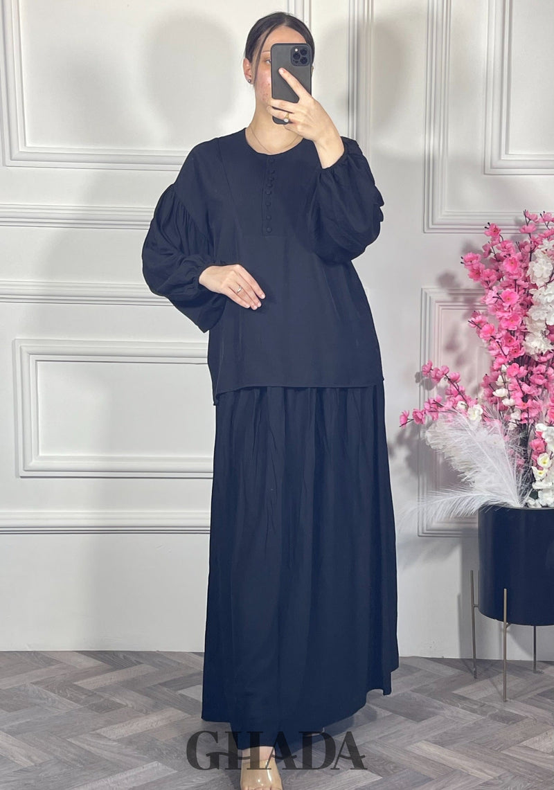 Ensemble avec jupe - Noir