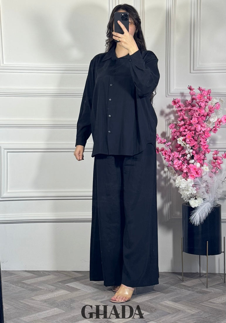 Ensemble avec pantalon en noir