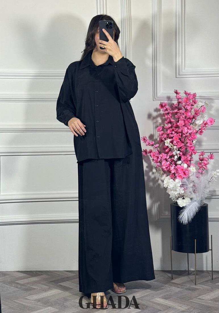 Ensemble avec pantalon en noir