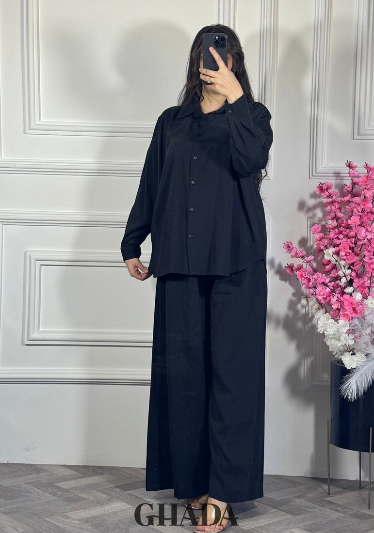 Ensemble avec pantalon en noir