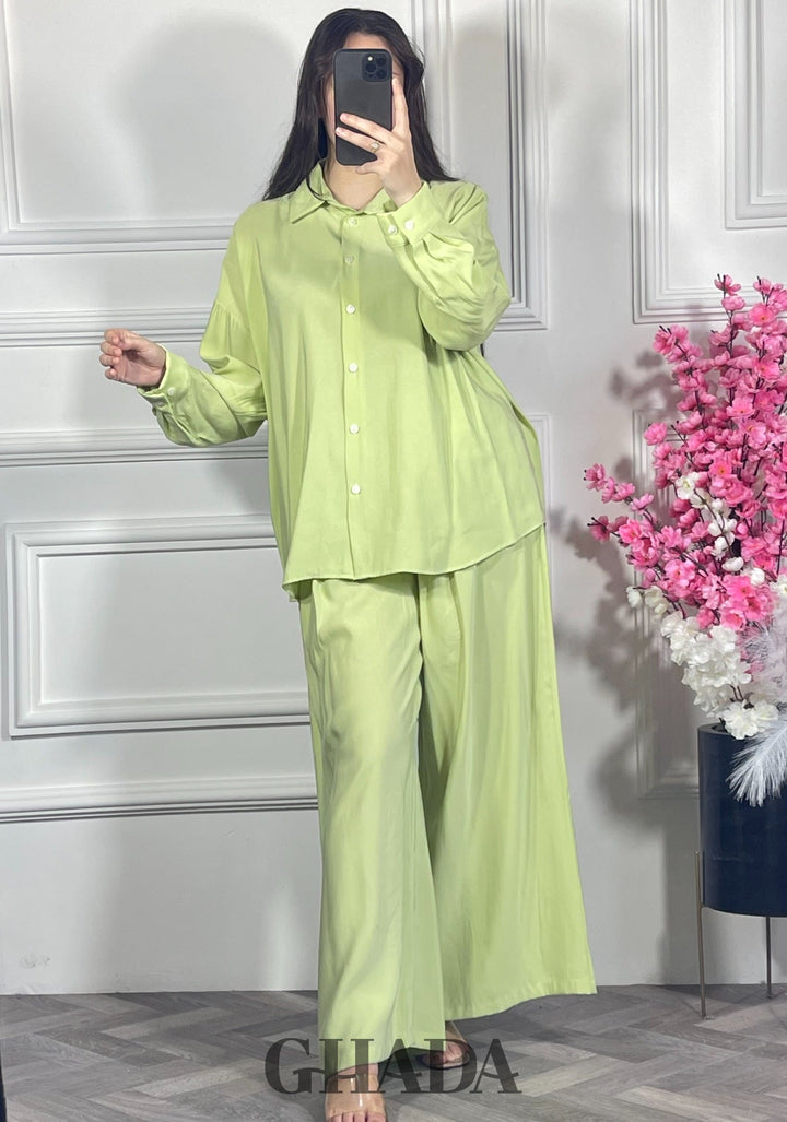 Ensemble avec pantalon - Vert