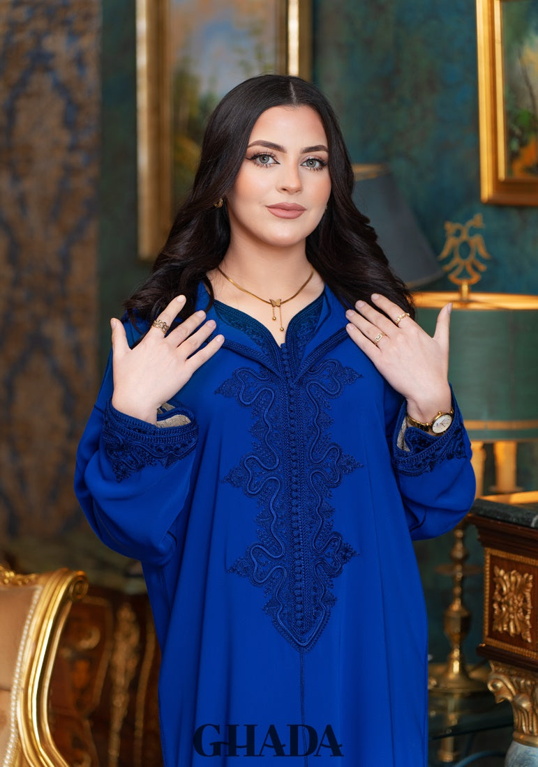 Djellaba traditionnelle avec Qmiss