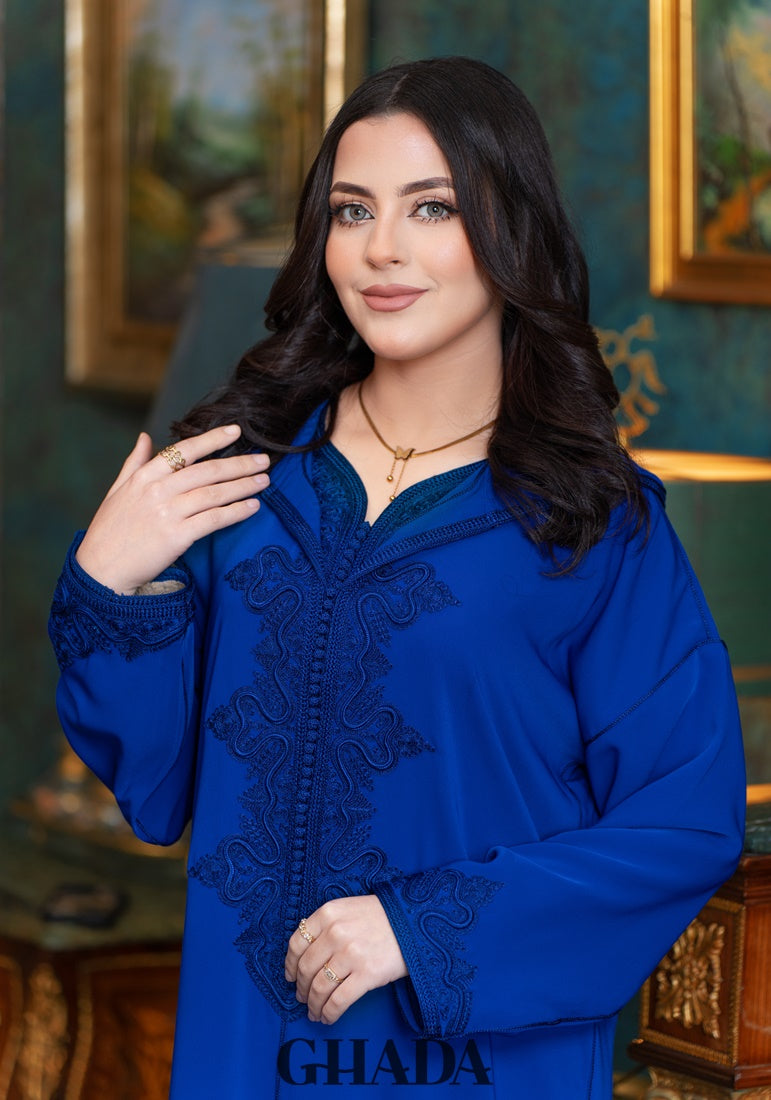 Djellaba traditionnelle avec Qmiss