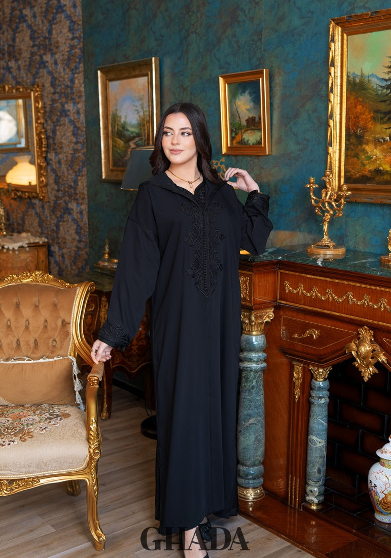 Djellaba traditionnelle avec Qmiss