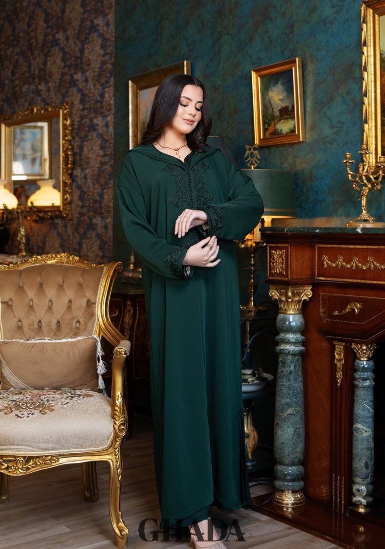 Djellaba traditionnelle avec Qmiss