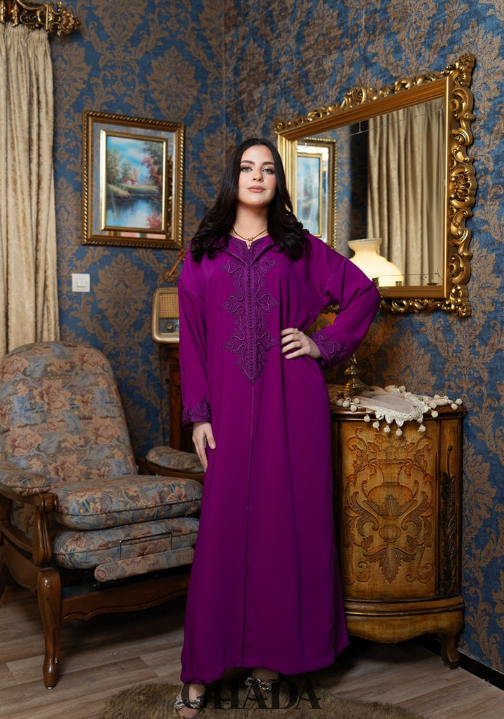 Djellaba traditionnelle avec Qmiss