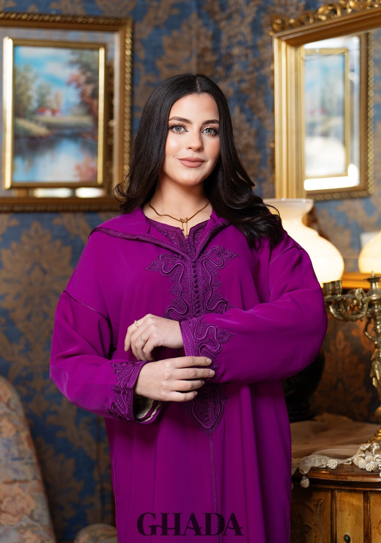 Djellaba traditionnelle avec Qmiss