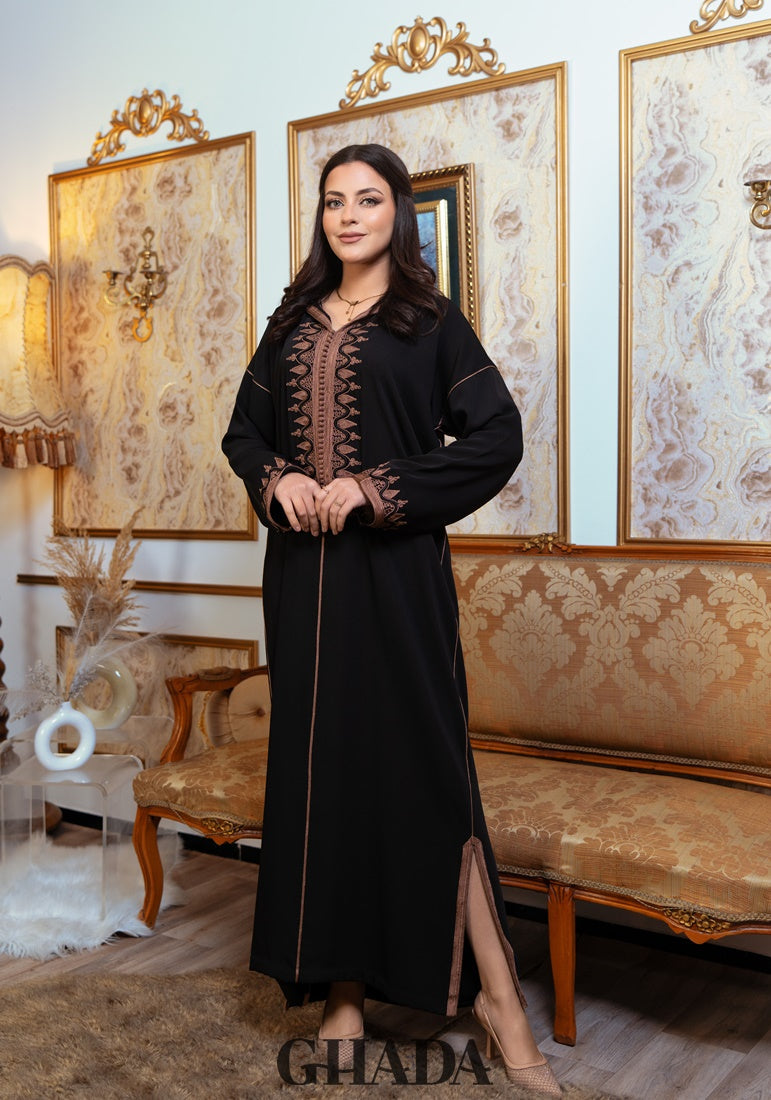 Djellaba en Broderie - Façon Maalem