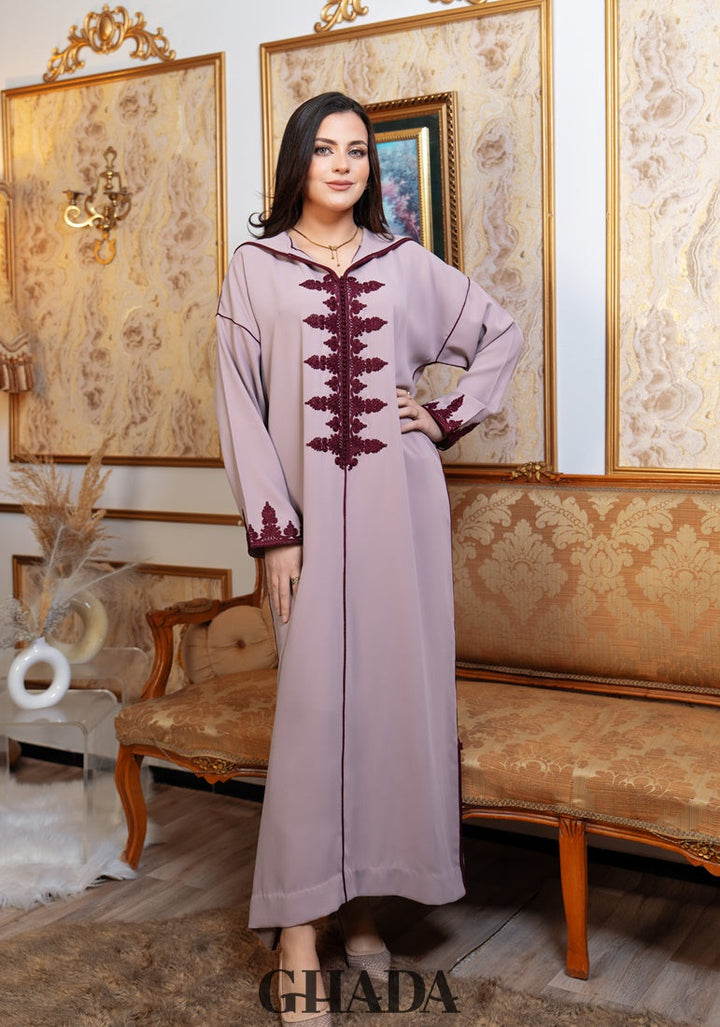 Djellaba en Broderie - Façon Maalem