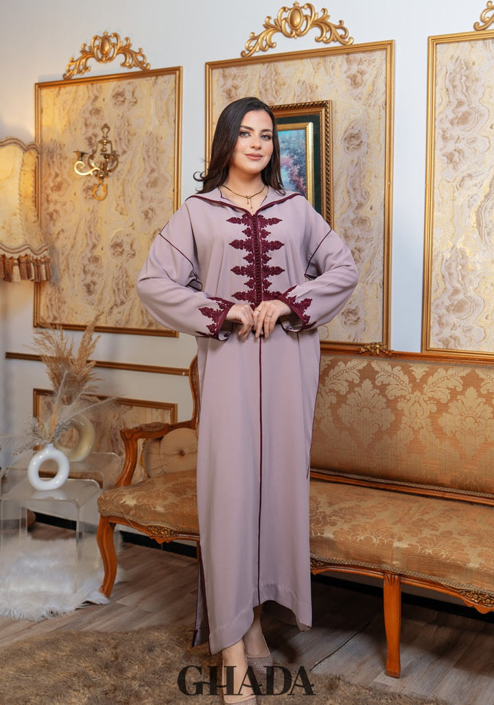 Djellaba en Broderie - Façon Maalem