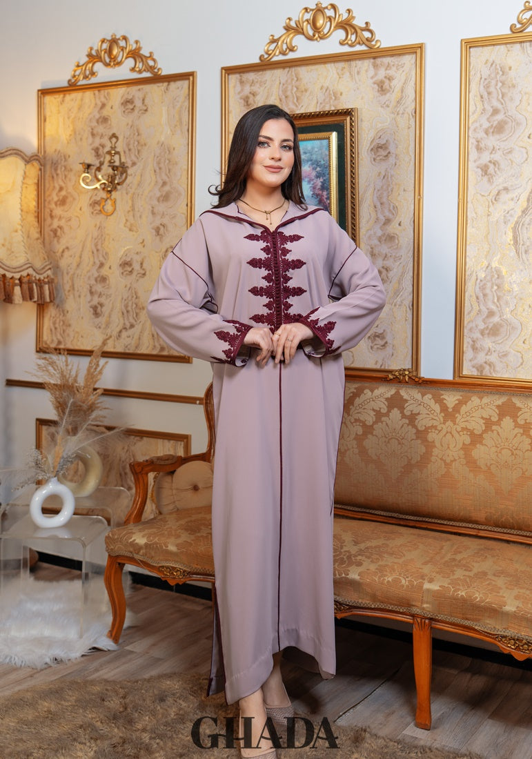 Djellaba en Broderie - Façon Maalem