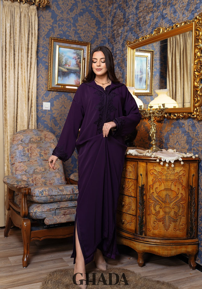 Djellaba traditionnelle avec Qmiss