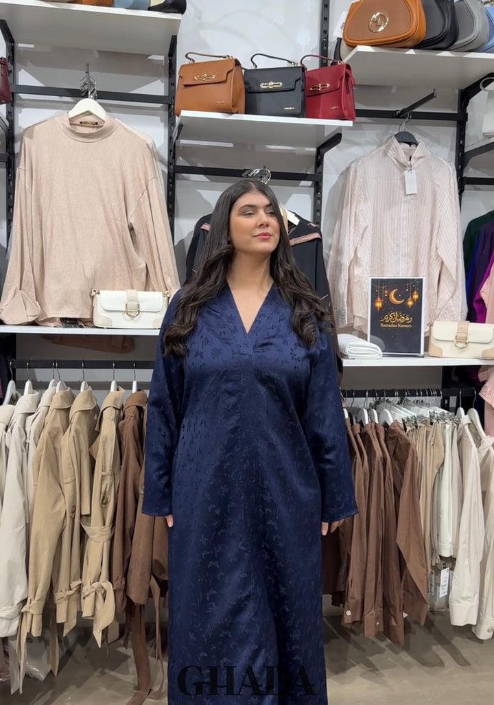 Abaya brocard avec ceinture