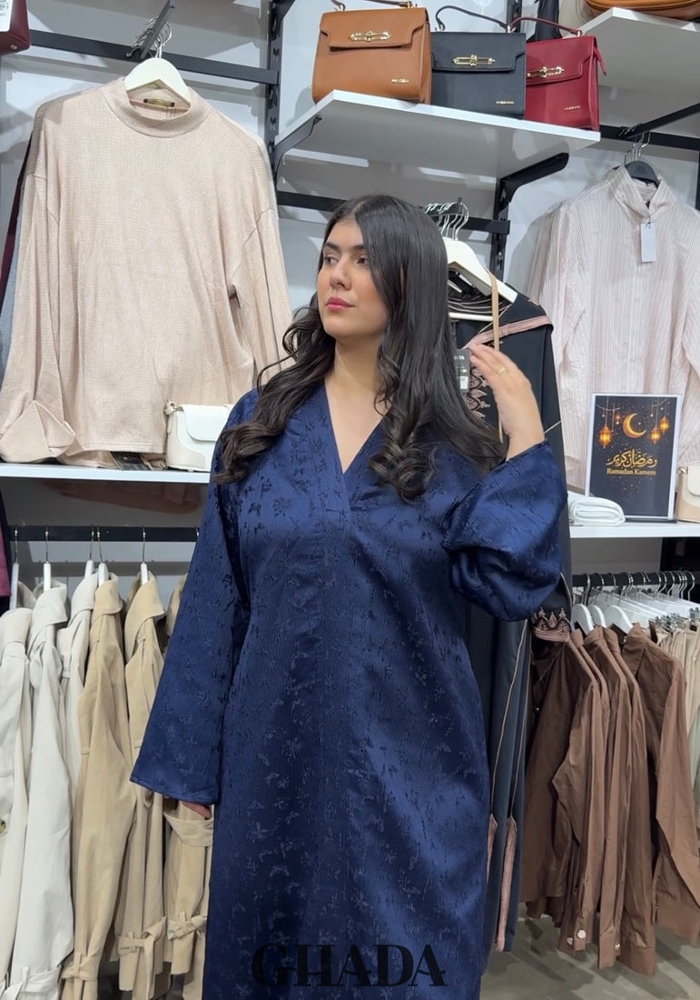 Abaya brocard avec ceinture
