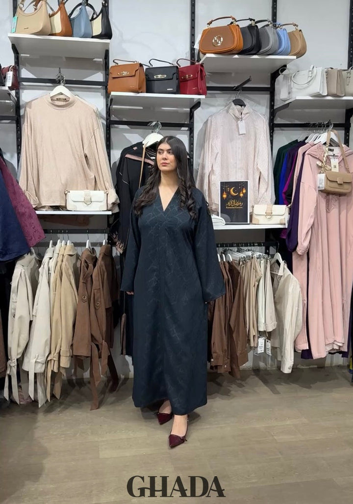 Abaya brocard avec ceinture