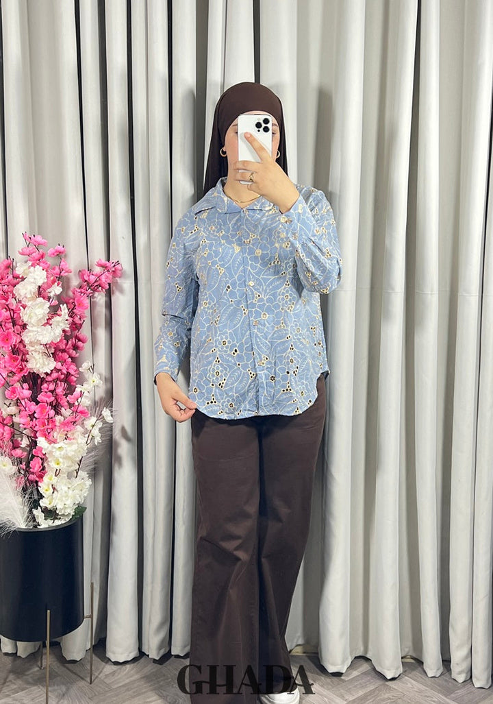 Chemise brodée
