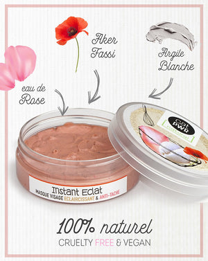 INSTANT ECLAT Masque Visage Anti-Tache Éclaircissant au Aker Fassi | UrbanK URBANK