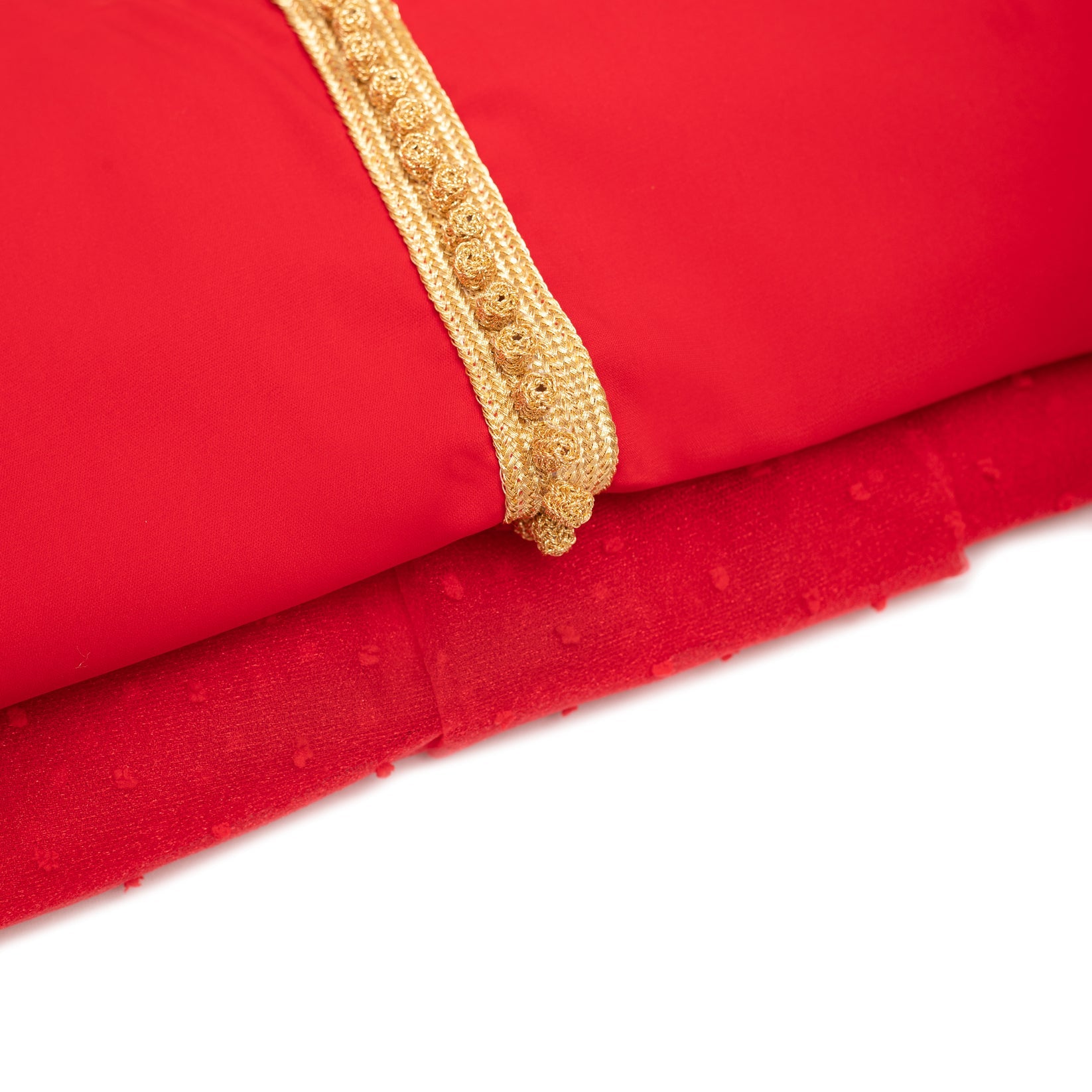 Caftan - Rouge à pois pour fille