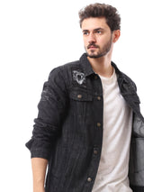Veste en jean homme noire au design jeune et moderne – JAC23WFDN28904TM1