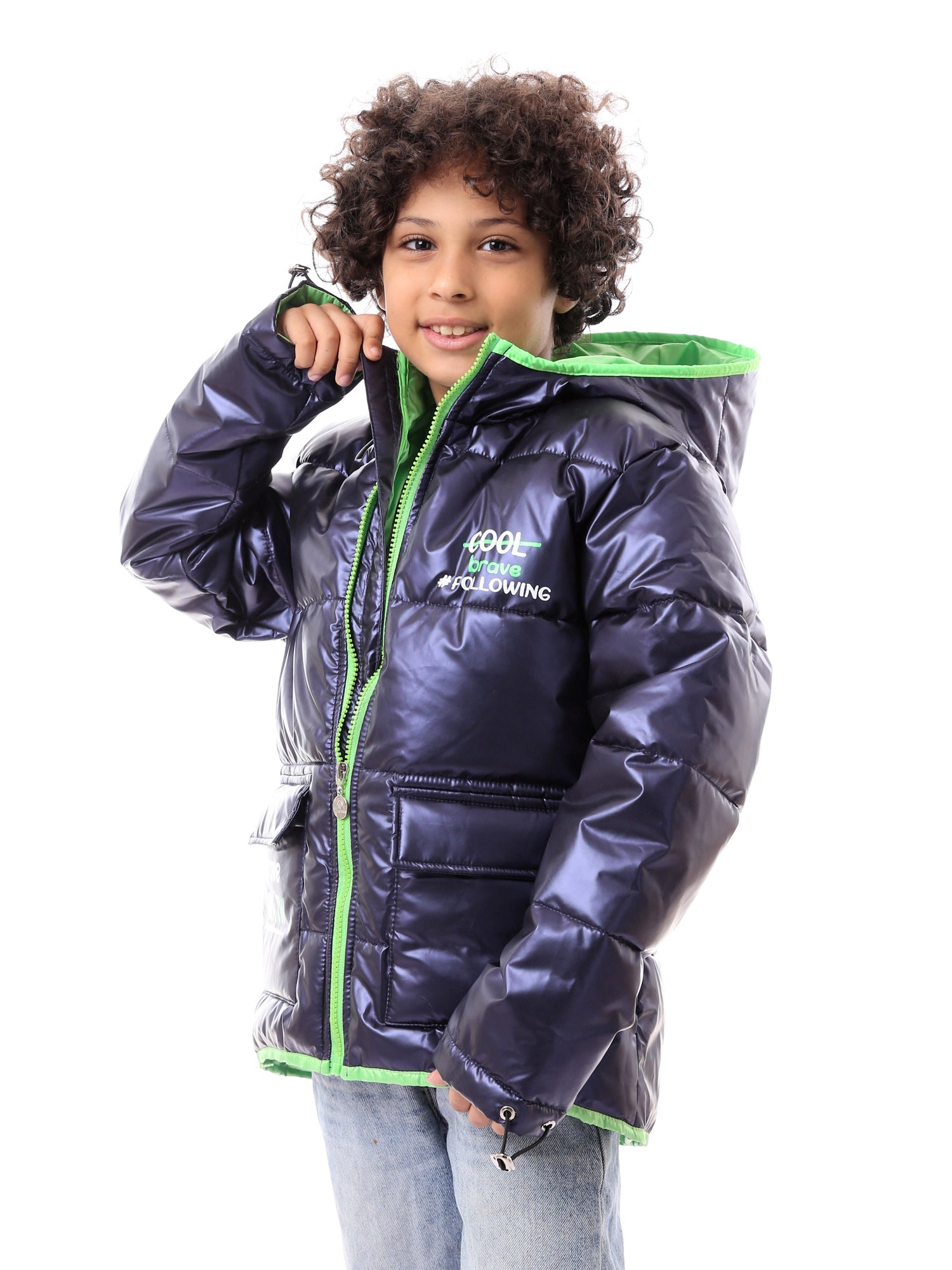 Veste d'hiver Garçon avec Capuche et Poches- JAC23WFWP28805TB1