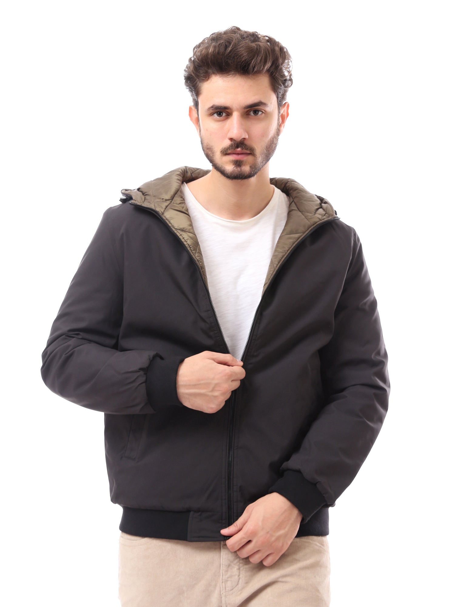 Veste homme matelassée avec capuche au design classique et élégant - JAC24WFWP28378TM1