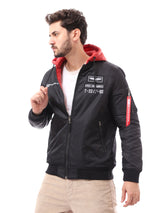 Veste homme avec capuche et imprimés modernes – JAC24WFWP28382TM1