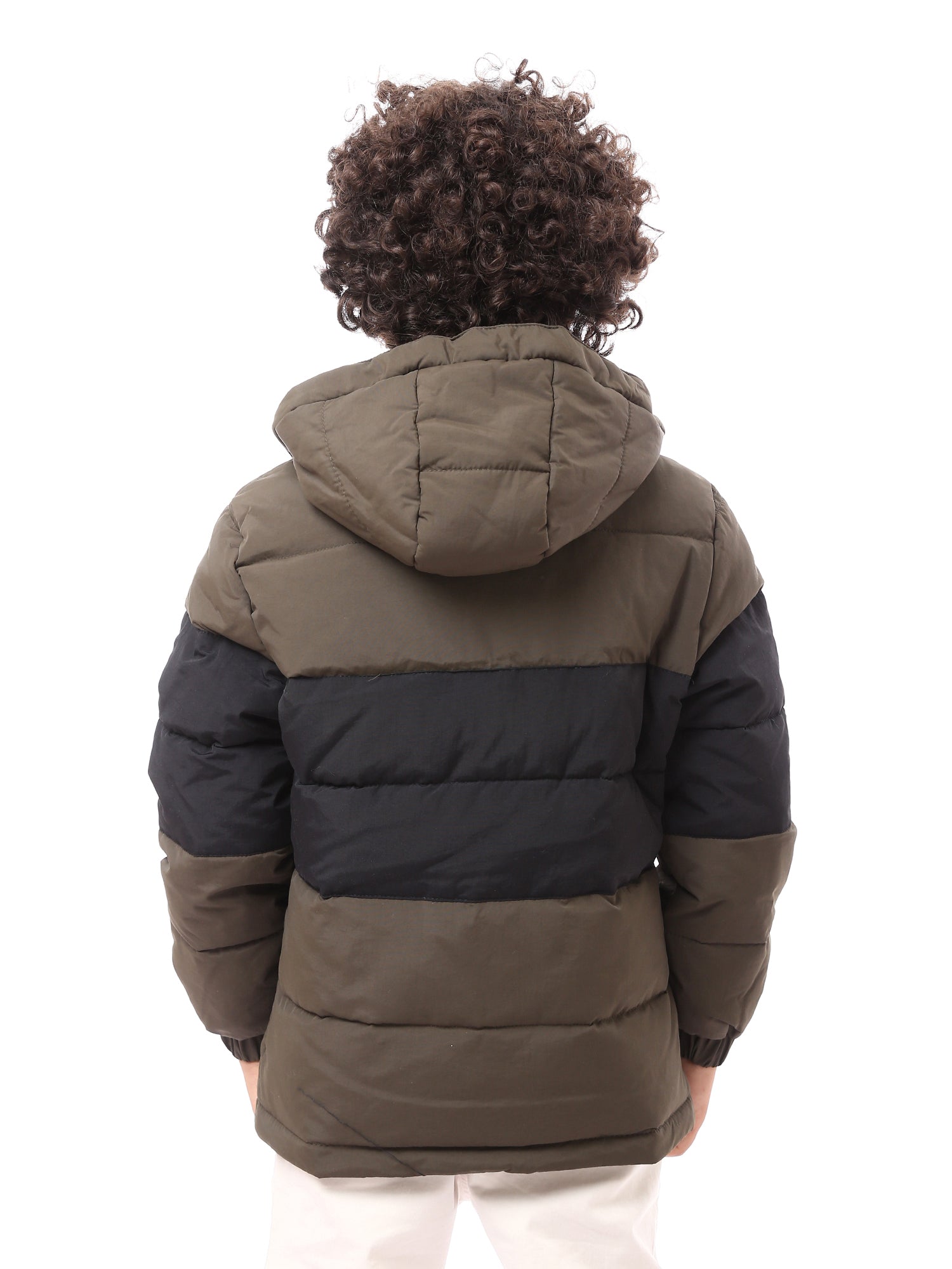 Veste d’hiver garçon matelassée avec capuche au design pratique et chaud – JAC24WFWP28804TB1
