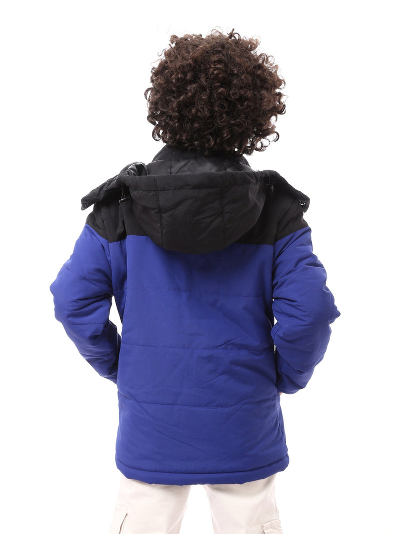 Veste d’hiver garçon matelassée avec fermeture zippée au design pratique - JAC24WFWP28818TB1
