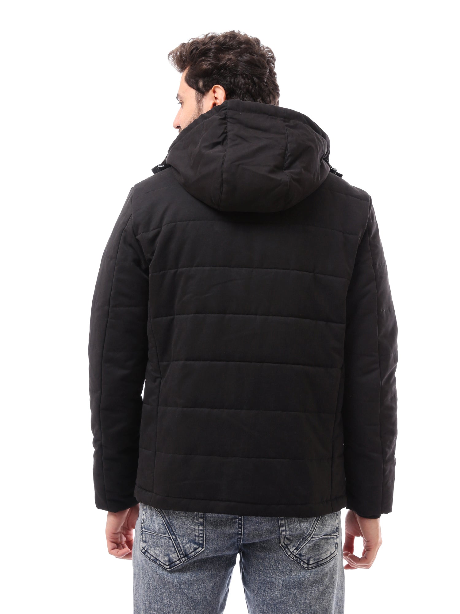 Veste pour homme matelassée avec capuche au design moderne - JAC24WWBP28416TM1