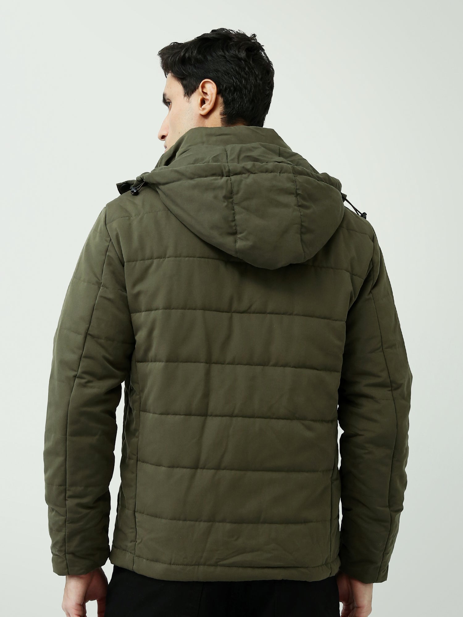 Veste pour homme matelassée avec capuche au design moderne - JAC24WWBP28416TM1