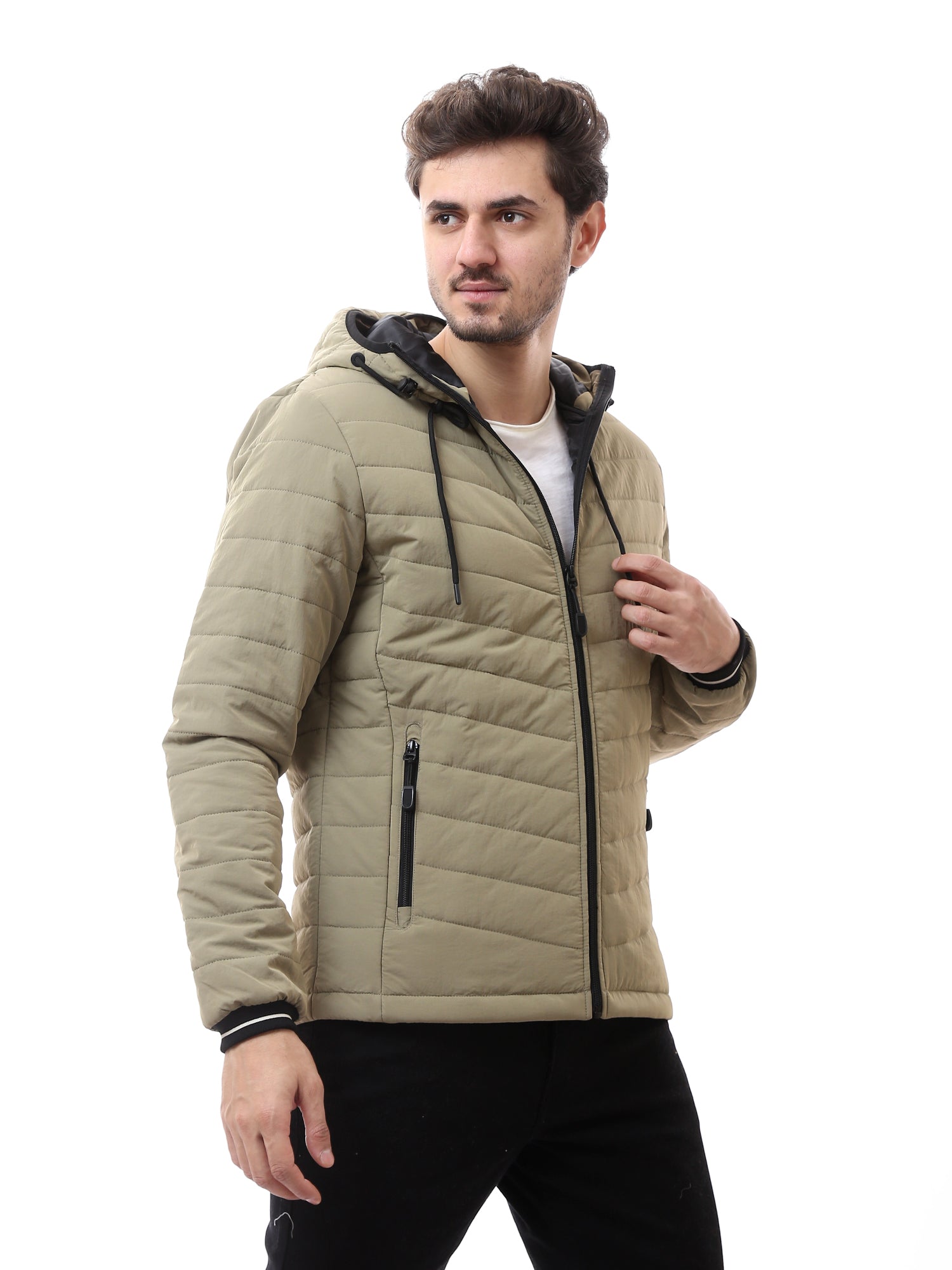 Veste pour homme matelassée avec capuche – Design moderne et chaud - JAC24WWBP28418TM1