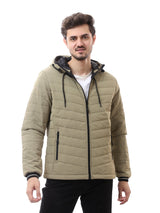 Veste pour homme matelassée avec capuche – Design moderne et chaud - JAC24WWBP28418TM1