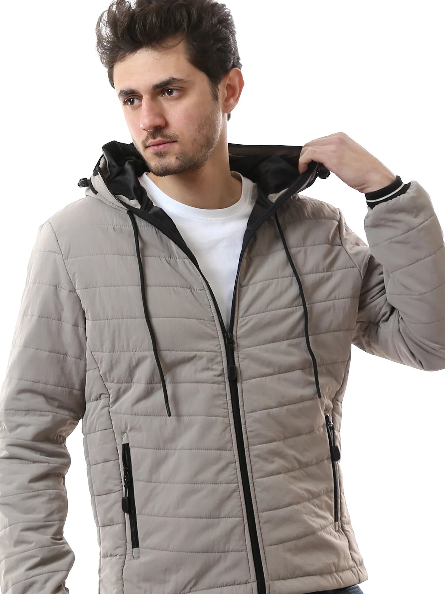 Veste pour homme matelassée avec capuche – Design moderne et chaud - JAC24WWBP28418TS1