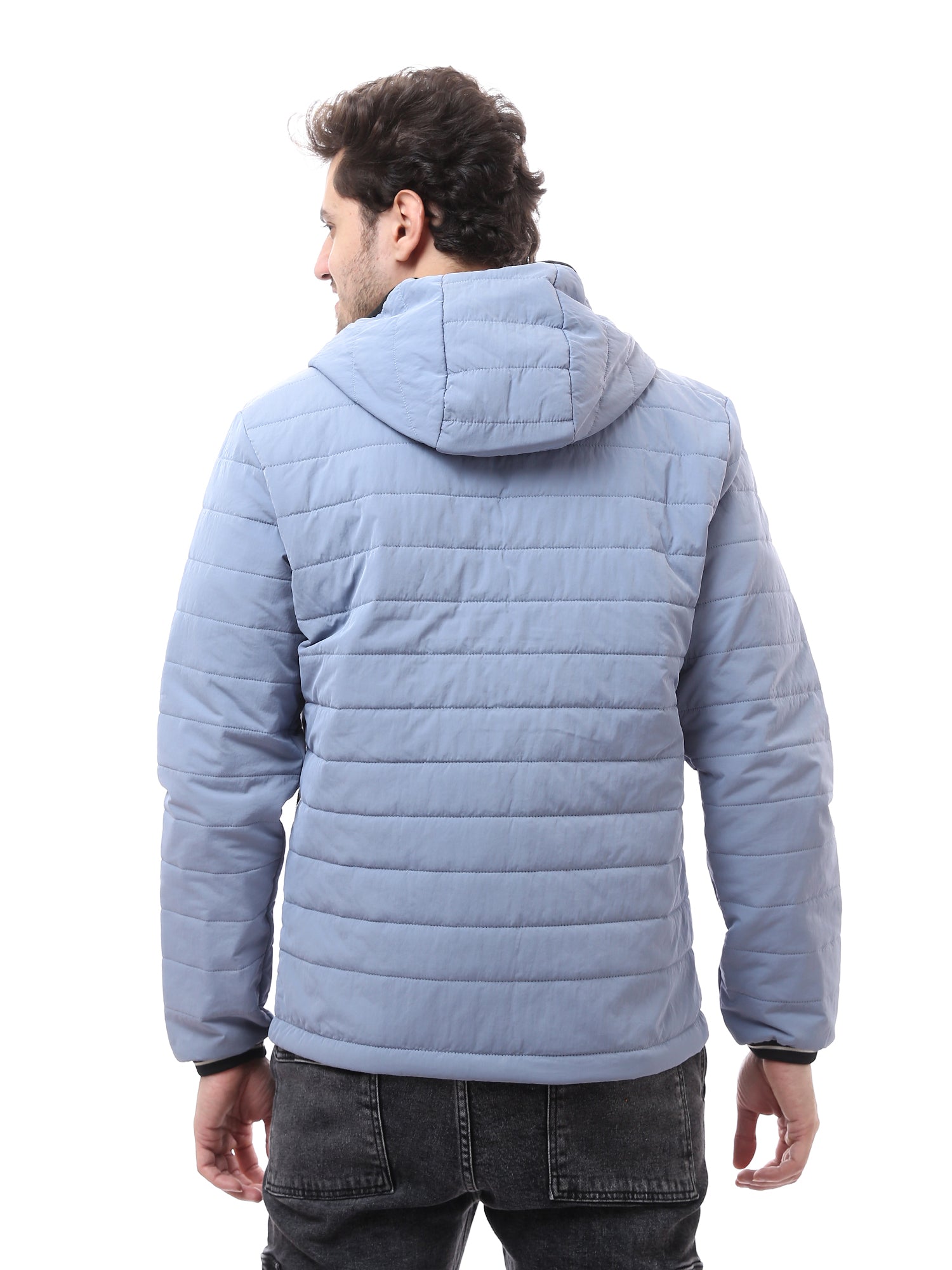 Veste pour homme matelassée avec capuche – Design moderne et chaud - JAC24WWBP28418TM1
