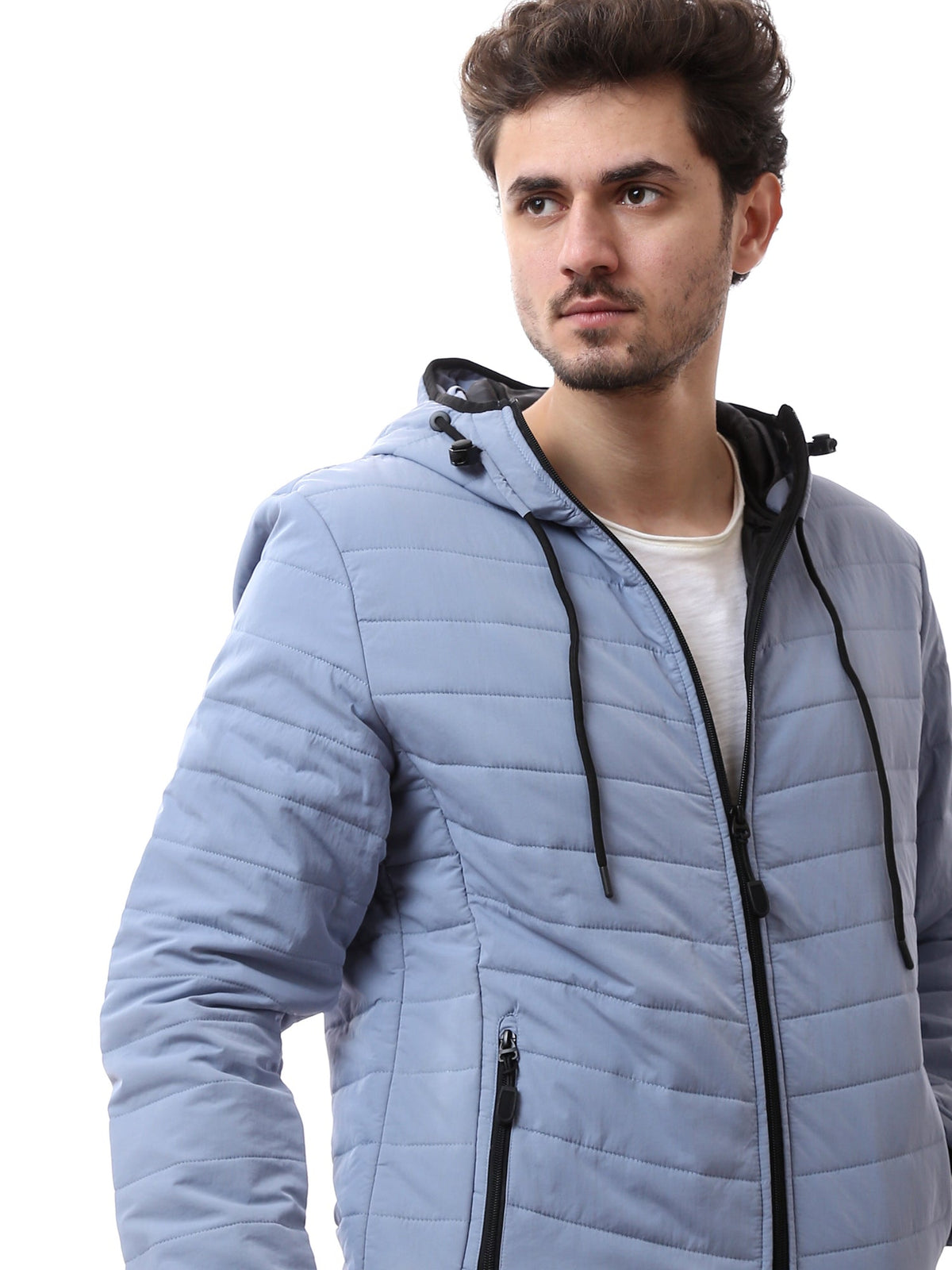 Veste pour homme matelassée avec capuche – Design moderne et chaud - JAC24WWBP28418TM1