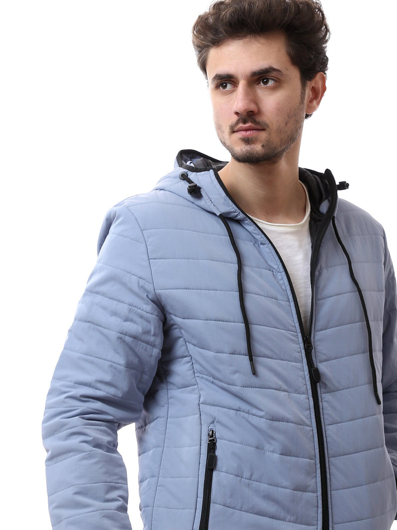Veste pour homme matelassée avec capuche – Design moderne et chaud - JAC24WWBP28418TM1