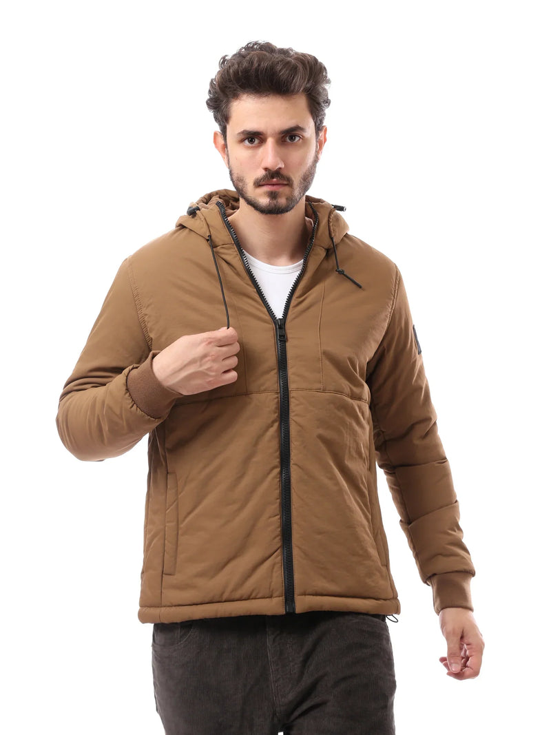 Veste pour homme doublée avec capuche – Design moderne et chaud – JAC24WWBP28419TM1