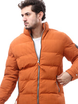 Veste Homme Matelassée Moderne – Confort et Élégance avec Fermeture Éclair et Poches Zippées - JAC24WWBP28452TM1