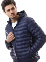 Veste légère pour homme matelassée avec capuche pratique - JAC24WWBP28454TM1