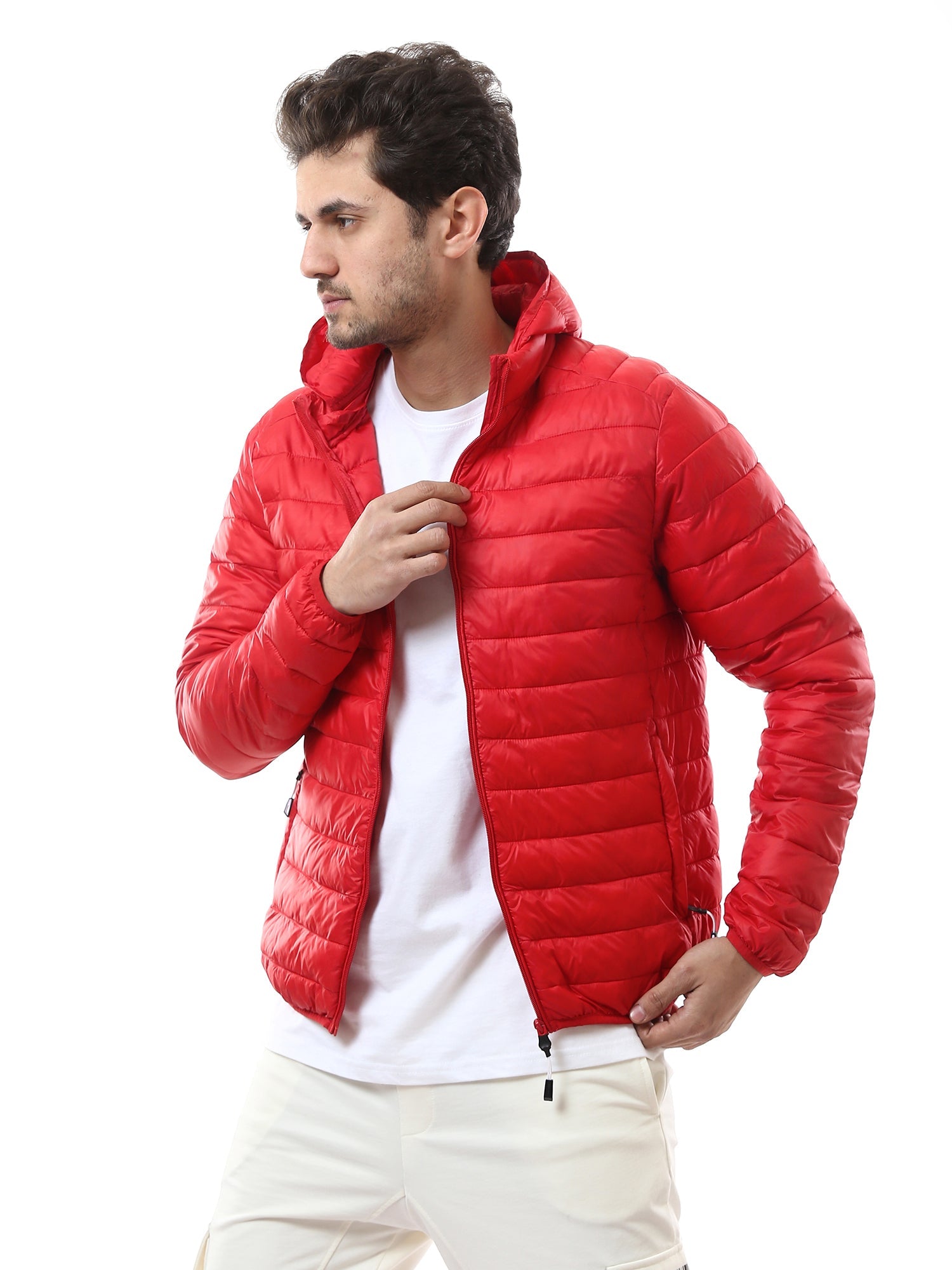 Veste légère pour homme matelassée avec capuche pratique - JAC24WWBP28454TM1