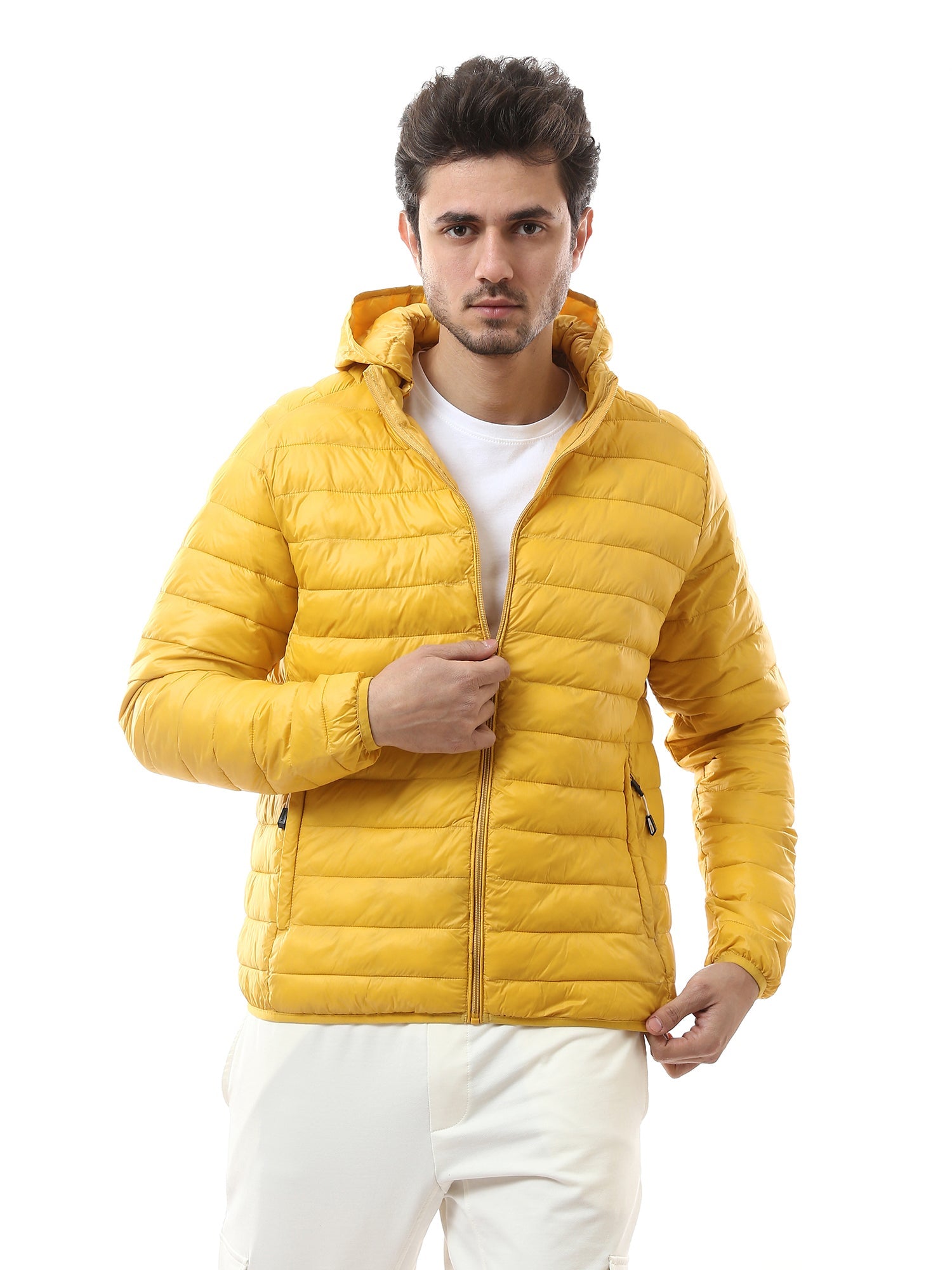 Veste légère pour homme matelassée avec capuche pratique - JAC24WWBP28454TM1