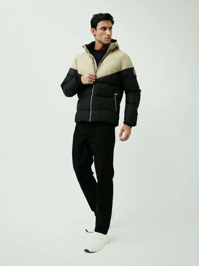 Veste homme matelassée avec capuche au design moderne - JAC24WWCP28421TM1