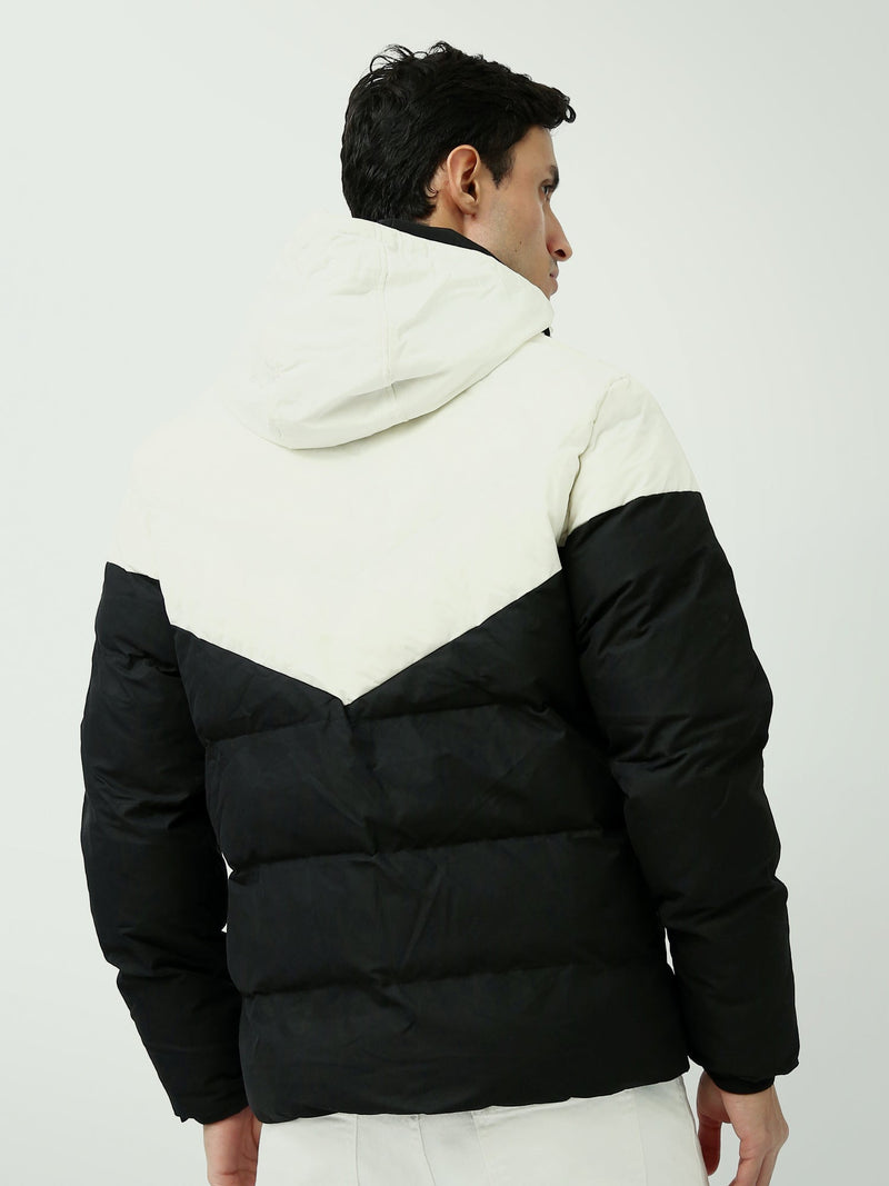 Veste homme matelassée avec capuche au design moderne - JAC24WWCP28421TM1
